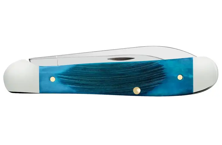 Case Bone Sawcut Jig Copperhead Folding Knife - view 5